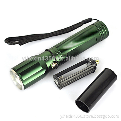 1000LM Colorful Shell Zoom Rechargeable LED Torch Light
